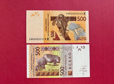 West African States. 500 Francs 2013 ( Senegal ) ( Uncirculated )