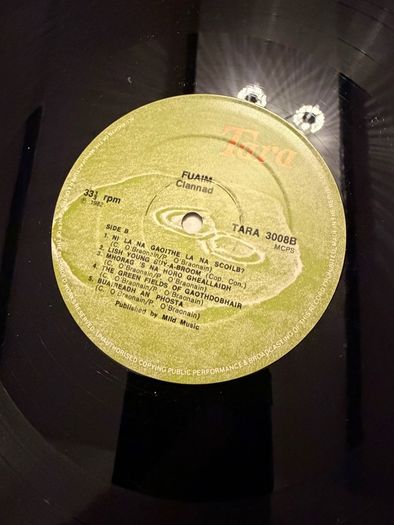 Clannad - Fuaim. Tara Records. 1982. Vinyl Album. with Lyric Inner.