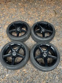 18' Genuine Mercedes Amg 5x112 alloy wheels