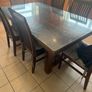 Kitchen Table and 6 Chairs Image 3