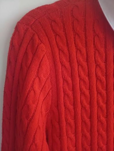 Dorothy Perkins Red Cable Knit Jumper