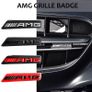 1Pc Car Sticker AMG Emblem Front Grille Badge for Mercedes benz A B C E Class W176 W246 W203 W204 W205 W211 W212 W213 C63 E300 Image 2