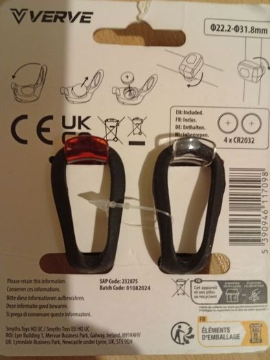 Verve Bike lights