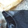 Black Lace and Faux Leather Top for Sale Image 2