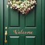 Welcome Decal, Welcome Sticker, Welcome Front Door Decal, Welcome Window Sticker, Window Decal, Car Decal, Car Sticker, Lettering, Outdoor Decal, Welcome Greetings Door Decal, Porch Decal Image 3