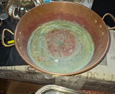 Antique 2 Handle Copper Pot / Basin from the Late 19th Century, Postage Available,