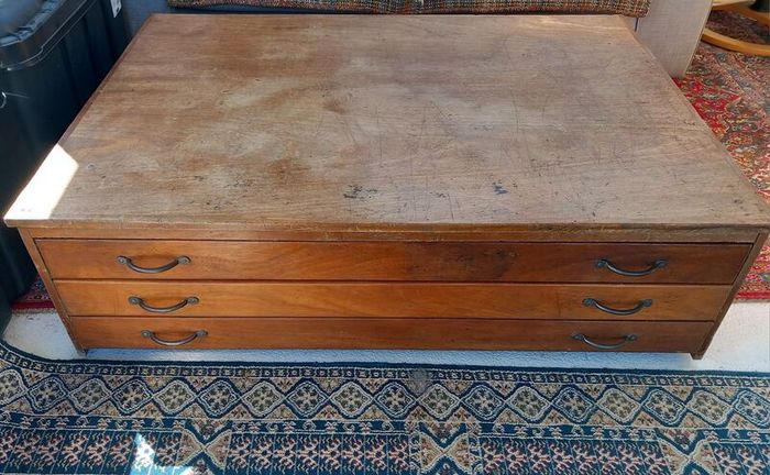Mid-century Architect Plans Chest