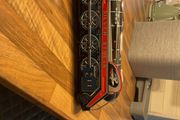 Vintage silver streak tin toy train great condition