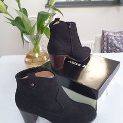 Miss Kg June Ankle Boots Sz 41 - Bnib Rrp 115