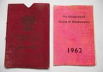 1962 The Amalgamated Society of Woodworkers membership card