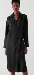 COS tailored wrap dress