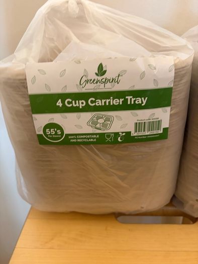 110 4 cup carrier trays