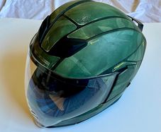 Helmet ICON Airflite Battlescar 2 - Green - SIZE M