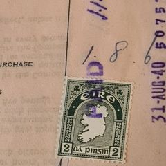 IRISH 2d STAMP.. Open to offers and advice.