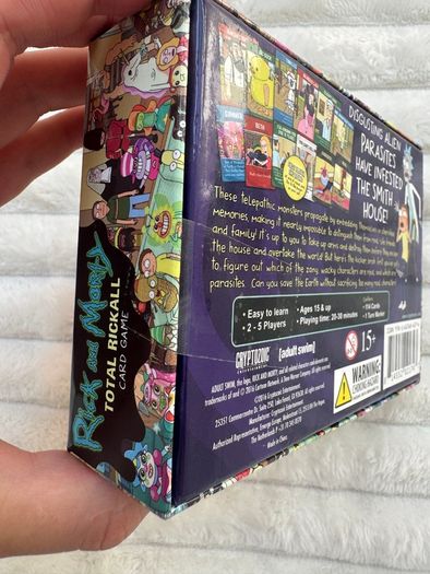 Rick and Morty Total Rickall Card Game 2-5 Players Cryptozoic new Please see pictures