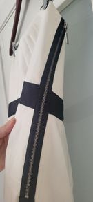 ZARA monochrome strapless dress Sz M (Fit 10-12UK)