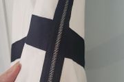 ZARA monochrome strapless dress Sz M (Fit 10-12UK)