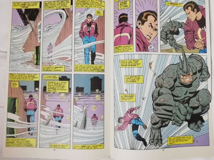 Spectacular Spider-Man #190 The Horns of a Dilemma! - Rhino Appearance (1992)