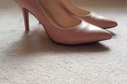 NINE WEST - blush nude high heels