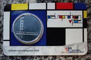 Netherlands 5 Euro Base Metals (Silver Plated) Uncirculated Coin 2022 - Piet Mondriaan - Dutch Coincard Catalogue