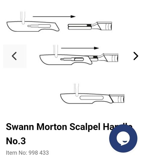 Swann Morton Scalpel Handle No.3. 2 for 10