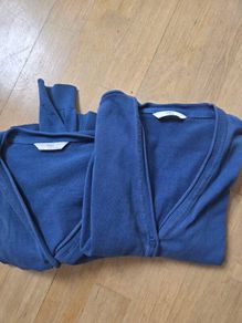 2 used cardigans blue 9-10