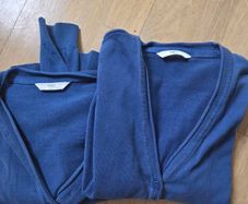 2 used cardigans blue 9-10