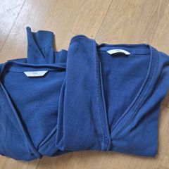 2 used cardigans blue 9-10