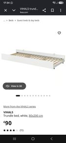 Ikea Trundle Bed -Vihals