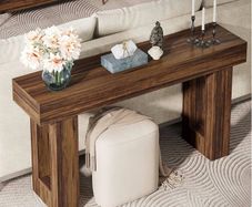 Console wooden table