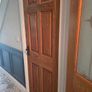 solid oak doors x 3, v heavy. Measurements are 198 x 76 cm Image 2