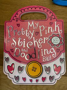 New - My Pretty Pink Sticker & Doodling Bag