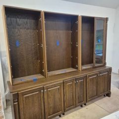 Office Desk with Wall Unit. Office Chair included.
