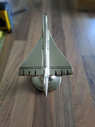 vintage brass Concorde