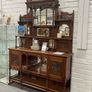 Antique Victorian Carved Walnut Mirror Back Sideboard Image 2