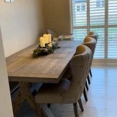 Dining Table, Bench & Chairs