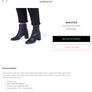 Whistles - Rowan Leather Zip Front Boots - Blue Black - UK 5 - RRP 285 Image 3