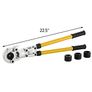 Plumbing Pipe Crimping Pliers Manual Crimper Tools with Torsion Spring and TH Jaws 16-32mm for PEX Aluminum Plastic Tube Image 2