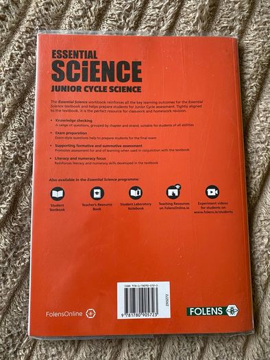 Junior Cycle Essential Science Textbook & Workbook