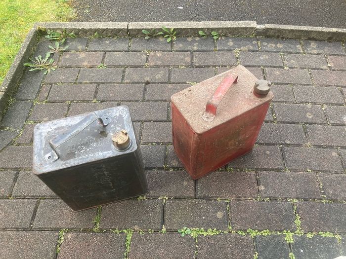 Petrol tins original