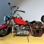 Vintage Harley Davidson metal model Image 2