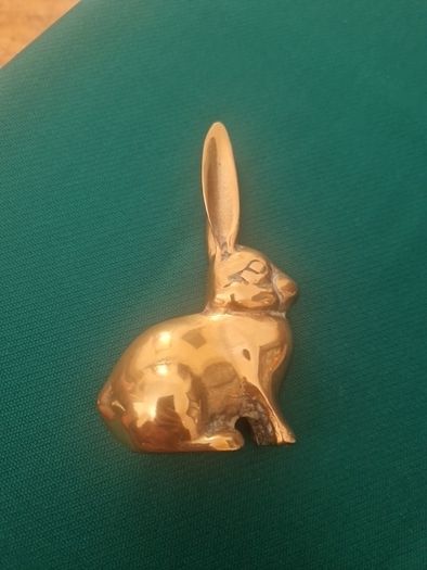 brass bunny