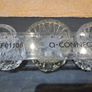 3 crystal vases small Image 2