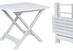 Folding Table in White  Garden or Camping Table Ideal as Side Table