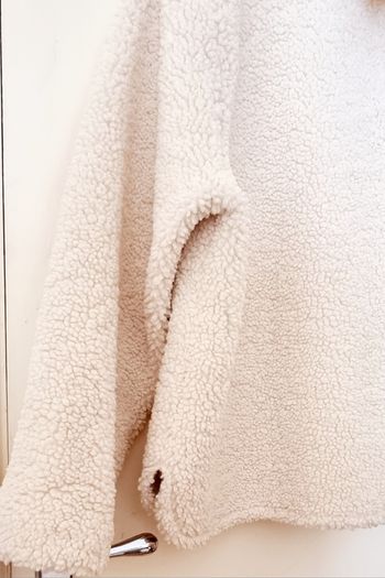 Zara Faux Shearling Jacket with Hood XXL