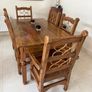 Kitchen table & 6 chairs Image 2
