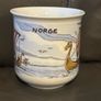 Vintage Erling Krage A/S Bergen Norway Viking Ship Porcelain Cup Image 2
