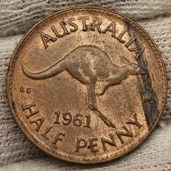 Australia 1961 1/2d Halfpenny Beautiful Uncirculated
