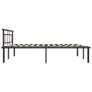 Bed Frame Black Metal 200x200 cm Image 2
