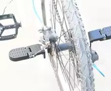 Ebike Motorcycle Electric Bike Pedals Folding Rear Passenger Footrest Pedal Pegs Bicycle Parts Easy Carry Storage Accesseries